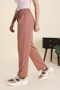 Zivame Knit Cotton Loungewear Bottom - Mocha Mousse — thumbnail 2